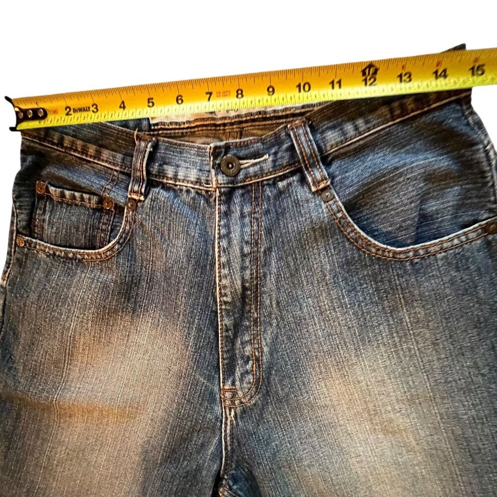 Pepe Jeans Denim Shorts AA Size 18 Youth Distressed 5 Pockets medium wash - Picture 10 of 12